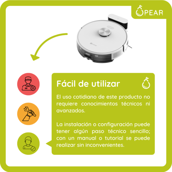 Aspiradora Robot Ezviz Re5 Trapeadora Inteligente Smart Piso