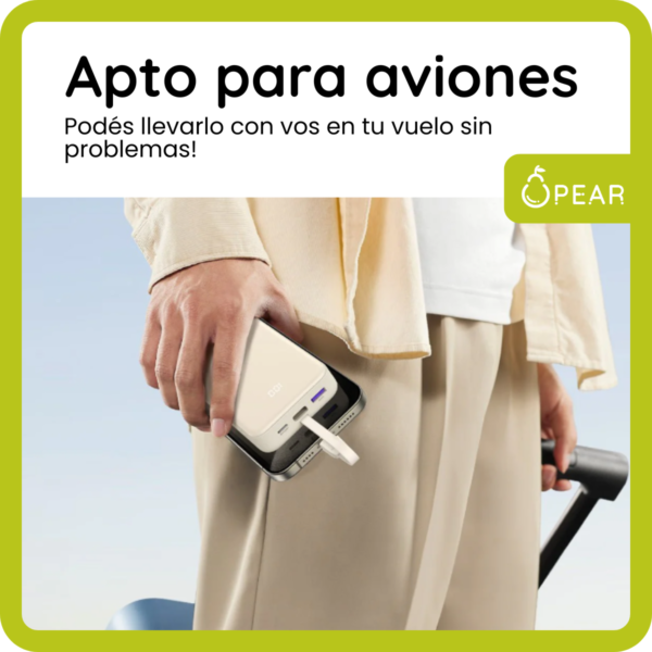 Power Bank Ugreen Portátil 20w 3 Puertos Usb C Usb A