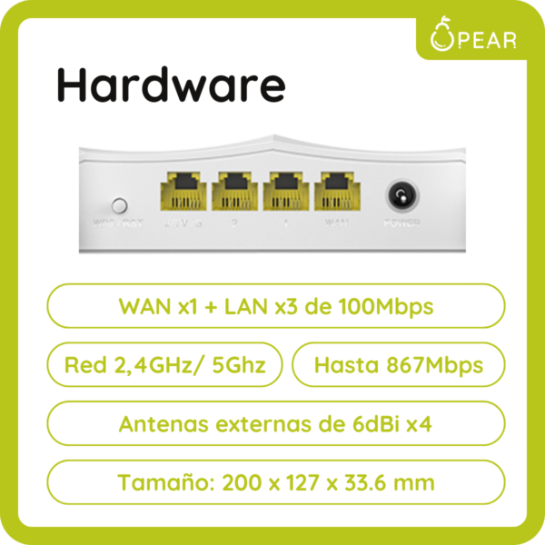 Router Wifi Tenda Ac5 1167mbps 2.4ghz 5ghz Dual Band