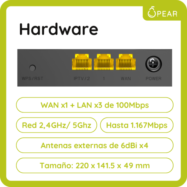 Router Wifi Tenda Ac6 1167mbps 2.4ghz 5ghz Dual Band