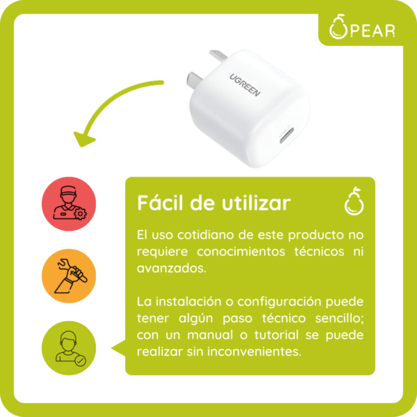 5 Mini Cargador Celular Carga Rápida 20w Usb C Ugreen