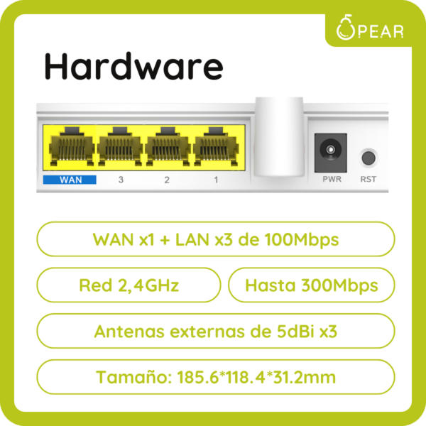 Router Wifi Tenda F3 N300 300 Mbps
