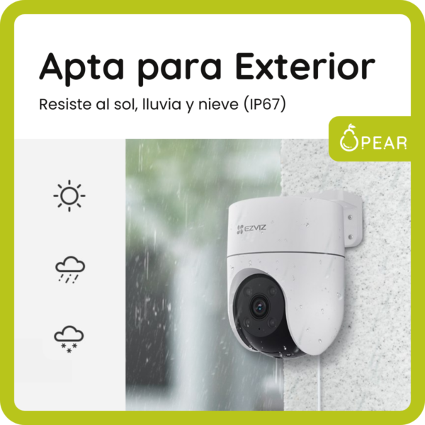EVZ-H8C-2MP-X1-6 Cámara De Seguridad Wifi Domo Color Full Hd Ezviz H8c 2mp 1080 Vista 360 Color Blanco