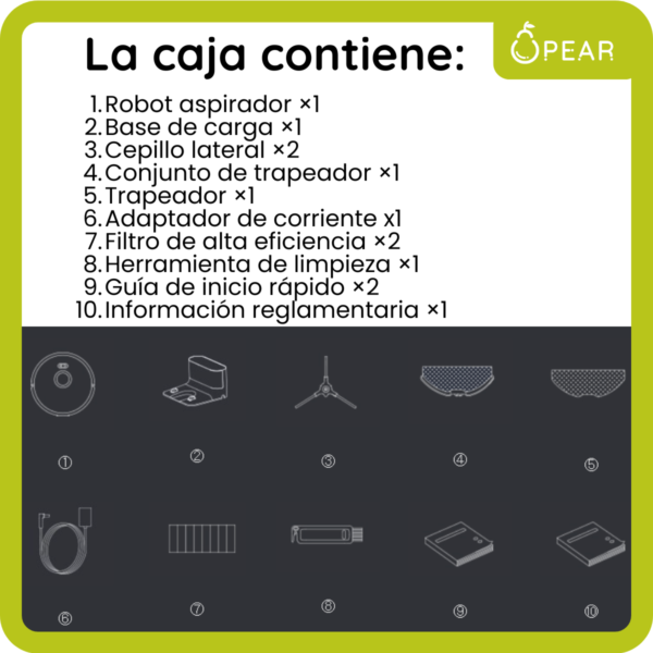 Aspiradora Robot Ezviz Re5 Trapeadora Inteligente Smart Piso