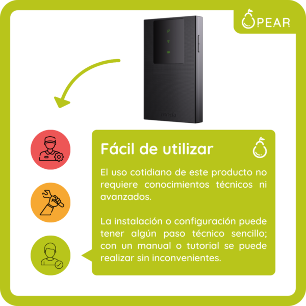 Modem Router Portátil Wifi 6 Chip Tenda 4g180 286mbps 2,4ghz