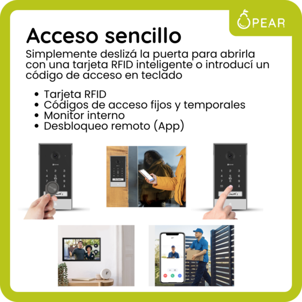 Video Portero Eléctrico Ezviz Hp7 Camara 2k Inteligente Wifi