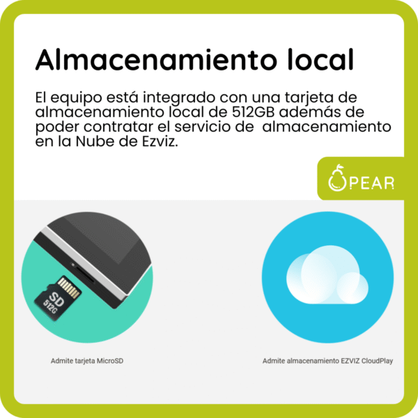 EVZ-EP7-2K-X1-9 Video Portero Wifi Batería Cámara Ezviz Ep7 2k Carga Solar