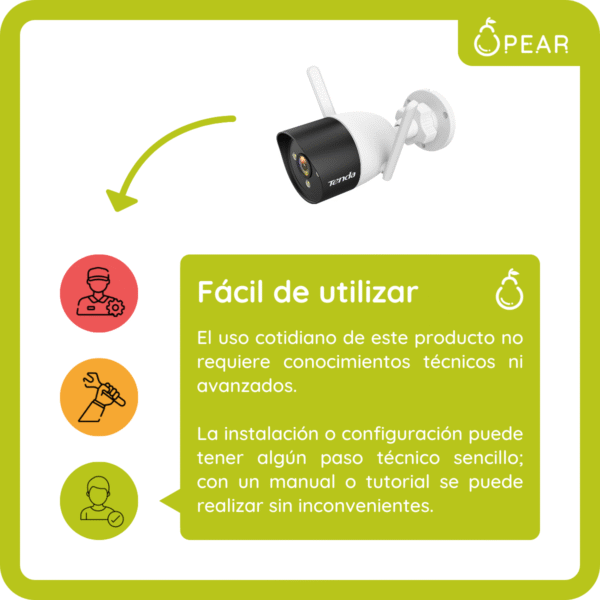 Cámara Seguridad Ip Wifi Tenda Ct3 2mp Exterior Inalámbrica