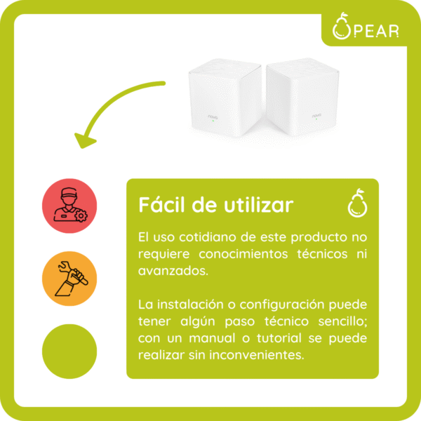 Router Wifi Mesh Tenda Nova Mw3 X2 Pack 2.4 5 Ghz 1167mbps