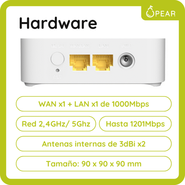 Router Mesh Wifi 6 Tenda Mx3 1501 Mbps 2,4ghz 5ghz Dual Band