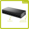 Switch Tenda Sg108m 8 Puertos 1000mbps Gigabit Ethernet