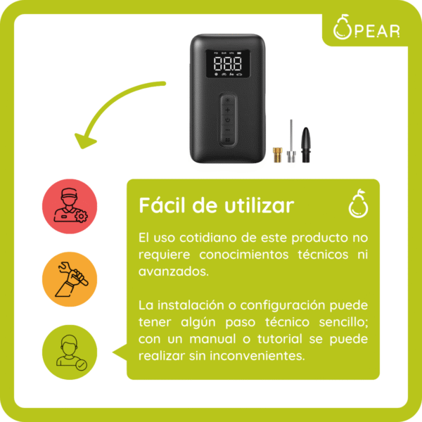 Inflador Para Neumaticos Portátil Ugreen A Batería 150psi