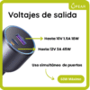 Cargador Auto Ugreen Usb C Usb A Carga Rápida 63w 2 Puertos