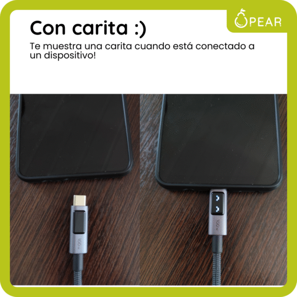 UGR-L509-1M-X1-6 Cable Usb C A Usb C Ugreen 1m 100w Carga Rápida Reforzado