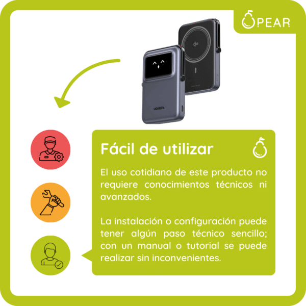 Power Bank Ugreen Inalámbrico Portátil 20w Qi iPhone Apple