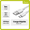 Cable Usb Tipo A A Tipo C Ugreen 1 Metro 3a Carga Rápida