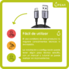 UGR-US288-N1M-X1-7 Cable Carga Rápida Ugreen Usb Tipo A a Tipo C 100w